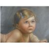 Image 3 : Pastel "Portrait of Baby" signed dated 1902