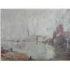 Image 2 : Oil painting "Venetian Scene" unsigned