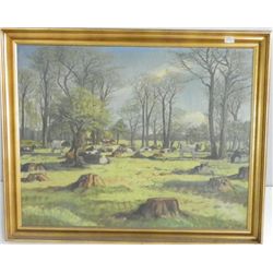 Oil painting signed & dated 1941