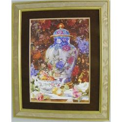 Watercolor signed Marilyn Simaedle, American 1946