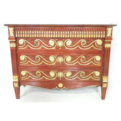 John Widdicomb marble top commode