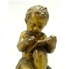 Image 2 : 19th c. bronze "Child Student" signed Falconet