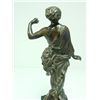 Image 5 : 19th c. bronze figure of "Man" with marble plynth