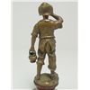 Image 3 : Bronze figure of "Boy with Bucket" signed Dubois
