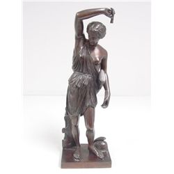 Bronze "Roman Girl Wearing Toga"