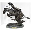Image 1 : Remington bronze recast on marble base