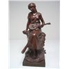 Image 1 : Bronze "Seated Beauty" signed Moreau