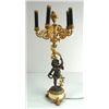 Image 1 : Single bronze candelabra