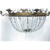 Image 5 : 19th c. Bronze & crystal chandelier
