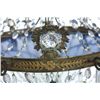 Image 7 : 19th c. Bronze & crystal chandelier