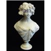 Image 1 : Alabaster Bust of Woman signed A. Cipriani