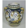 Image 2 : Italian Majolica vase signed Saca Castelli