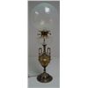 Image 1 : 19th c. bronze & glass banquet lamp