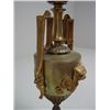 Image 5 : 19th c. bronze & glass banquet lamp