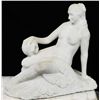 Image 2 : Marble sculpture of "Seated Woman" on base