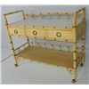 Image 1 : Faux bamboo server/bar labeled Thomasville