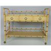 Image 2 : Faux bamboo server/bar labeled Thomasville