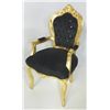 Image 3 : 2 French gilt Louis XV style chairs