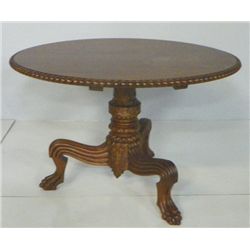 Magnificent 19th c. round rosewood center table