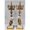 Image 6 : Pair 5 arm candelabrum ca. late 20th c.