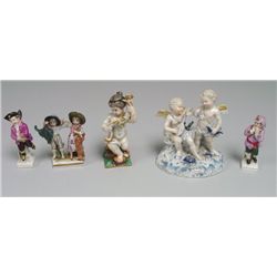 Group of 5 porcelain figures