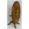 Image 2 : Oval "Floral" inlaid Italian tilt top table