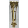 Image 1 : Figural marble top pedestal with Rams heads