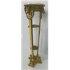 Image 2 : Figural marble top pedestal with Rams heads
