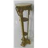 Image 3 : Figural marble top pedestal with Rams heads
