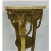 Image 4 : Figural marble top pedestal with Rams heads