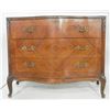 Image 1 : French marble top serpentine inlaid commode