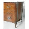 Image 4 : French marble top serpentine inlaid commode