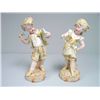 Image 1 : Pair bisque figures of "Boy & Girl" ca. 19th c.
