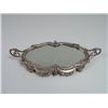 Image 6 : Silver plated centerpiece on mirrored underplate