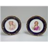 Image 1 : 2 Sevres hand painted portrait plates