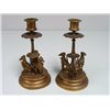 Image 1 : Pair 19th c. figural candlesticks