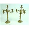 Image 1 : Pair late 19th c. Baroque style candelabrum