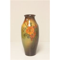 Louwelsa Weller high glaze brown vase