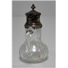 Image 1 : Cut crystal pitcher with sterling silver top