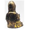 Image 6 : Gilt bronze figure "Guan Yin"