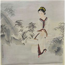 Chinese scroll  "Beauty"