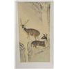 Image 1 : Chinese scroll  "Double Deer"