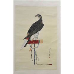 Chinese scroll  "Bird"