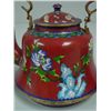 Image 2 : Chinese cloisonne teapot with 2 cups
