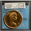 Image 1 : Large (Dollar size) Centennial medal immitating the $20 gold of 1967, gold plated, CCCS MS-64.