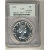 Image 1 : 1 Dollar 1956, PCGS PL-66. Light Cameo finish with reflective fields.