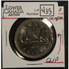 Image 1 : 1 Dollar 1977 MS-60 SWL Detached Jewels Clipped, Nickel dollar with clip are scarce and quite in dem