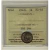 Image 1 : Newfoundland 5 Cents 1942C, ICCS MS-64.