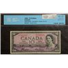 Image 1 : 1954 Bank of Canada; 10 Dollars, CCCS VF-20 Charlton BC-32a, Devil's Face C/D7392015.