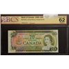 Image 1 : 1969 Bank of Canada; 20 Dollars, BCS UNC-62 Original Charlton BC-50bA, *WN1197137 Replacement.